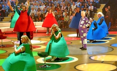 SAT1 TV Format Promi - ärgere Dich nicht! Kostüm und Grossfiguren Herstellung