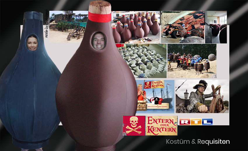 RTL Entern oder Kentern Kostüm und Requisite Ausstattung
