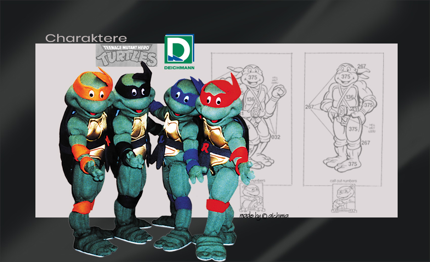 Deichmann Turtles Kostüme Lizenzfiguren