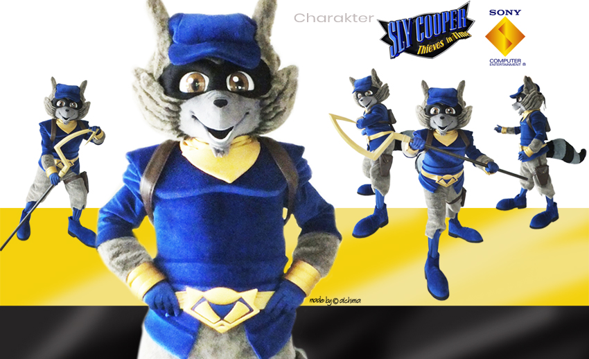 SONY Computer Charakter Kostüm SLY COOPER