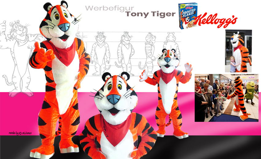 Kellogs Frosties Werbekostüm Tony Tiger