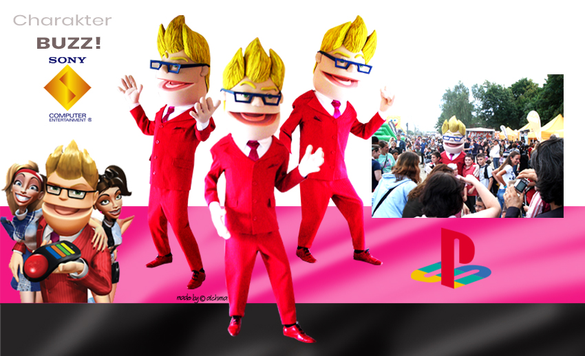 Sony Charakter BUZZ! Kostüme