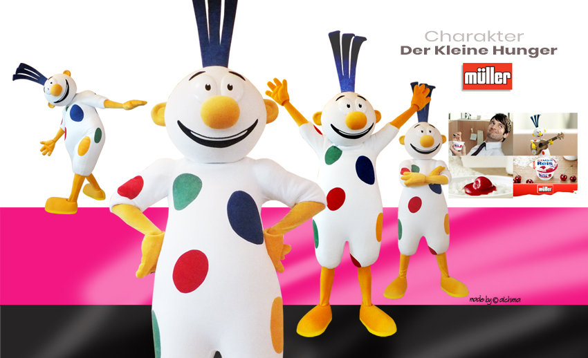 Müller Werbefigur Der kleine Hunger Kostüme