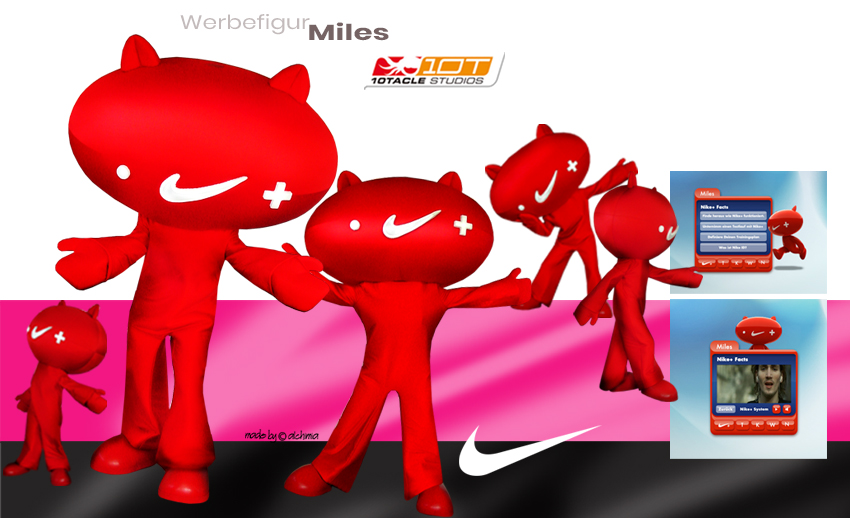 Miles werbekostüm