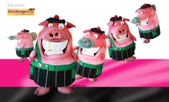 Geizkragen Schwein Kostüme