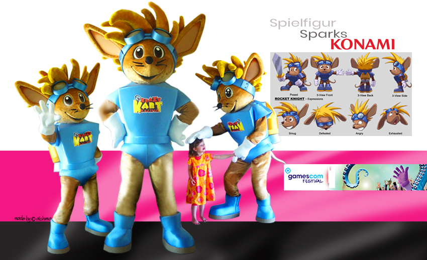 KONAMI Maus Kostüme