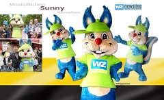 WZ newsline Maskottchen Sunny das Hörnchen