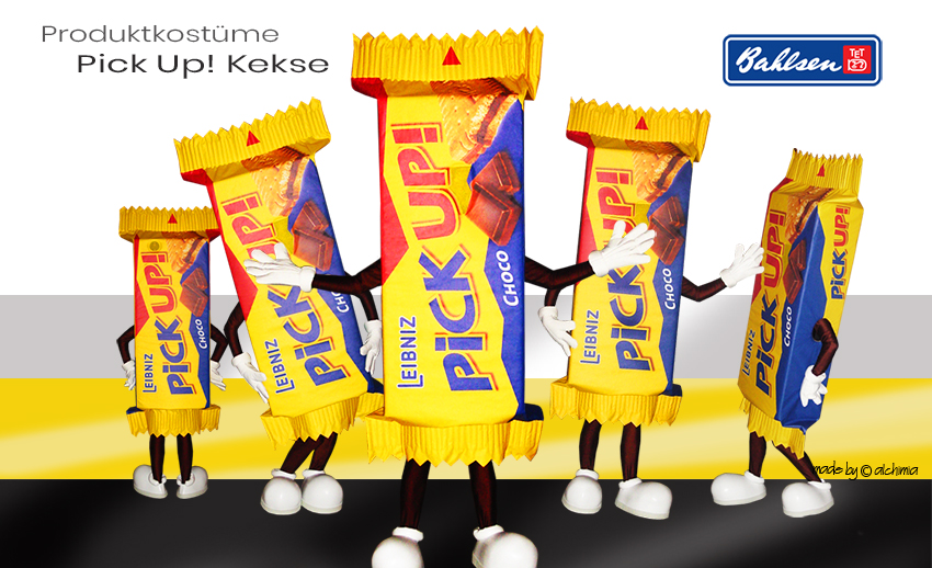 Bahlsen Leibniz Pick Up! Kekse Displaykostüme Produktkostüme