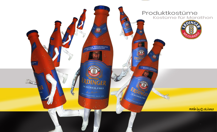 Erdinger Weissbräu Displaykostüme Produktkostüme