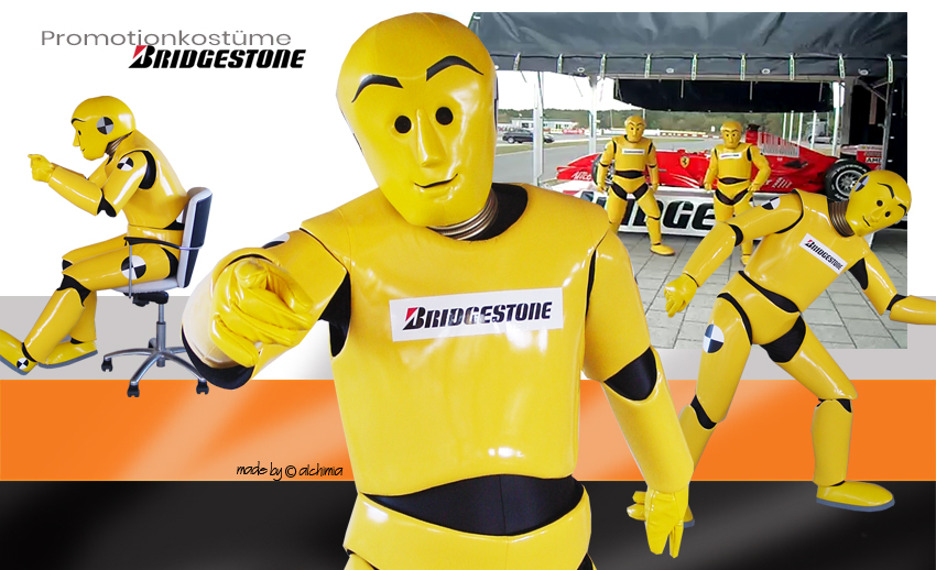 Bridgestone Dummi Promotionkostüme