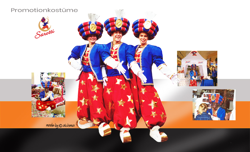 Sarotti Mohren Promotionkostüme
