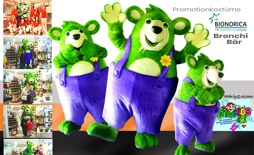 Bionorica Bronchibär Promotionkostüme