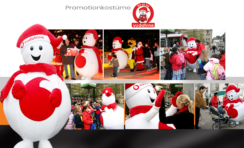 Vodafone Promotionkostüme
