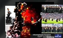 UCL Madrid Fussball Event Eröffnungsinzenierung