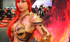 League of Angels Gamescom Cosplaykostüme Engel
