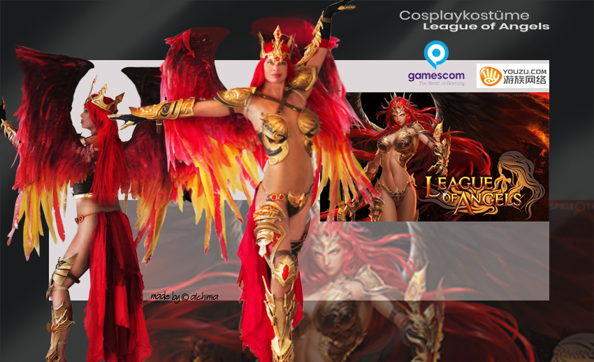 League of Angels Gamescom Cosplaykostüme Engel