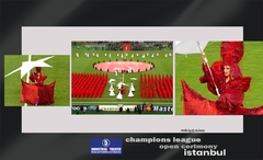 Champions League open cerimony Istanbul Kostümproduktion