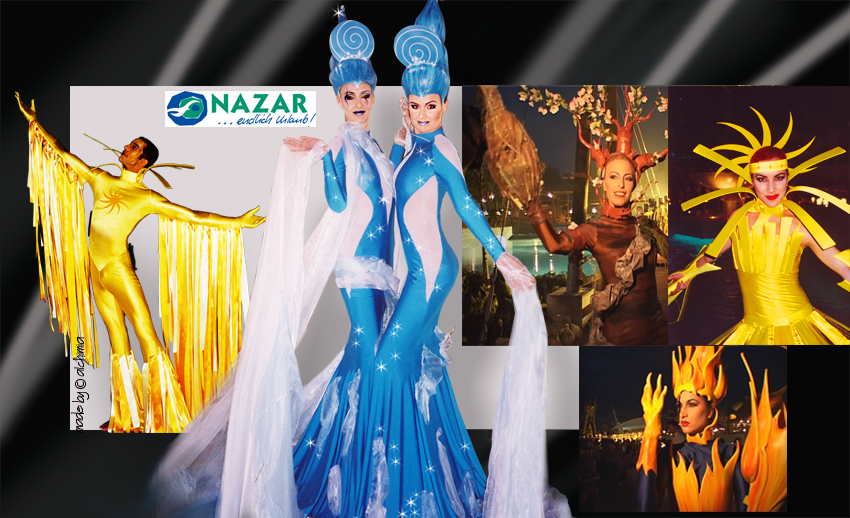 Nazar Reisen Tanz Performance Kostüm Ausstattung Bühne Show Event