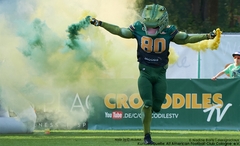 Cologne Crocodile Maskottchen Crolonius