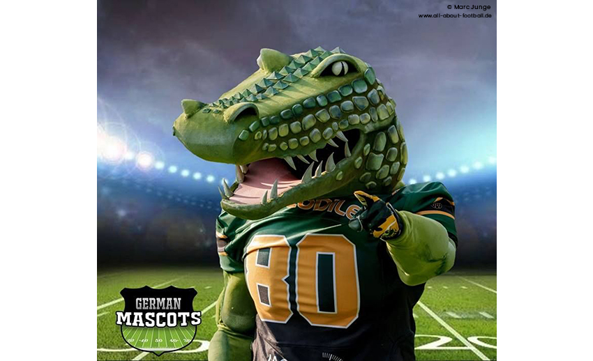 Cologne Crocodile Maskottchen Crolonius