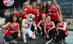 Rhein Stars Basketball alchimia Produktion und Design Maskottchen Jeck