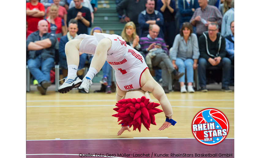 Rhein Stars Basketball Maskottchen Jeck