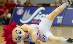 Rhein Stars Basketball Maskottchen Jeck