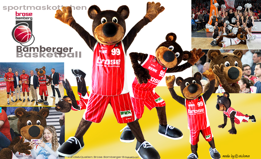 Brose_Bemberger_Basketball Maskottchen Herstellung Köln