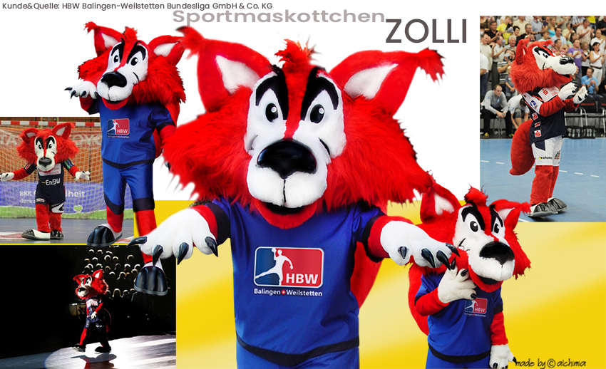 Baseball Balingen_Fuchs Zolli Sport Maskottchen alchimia