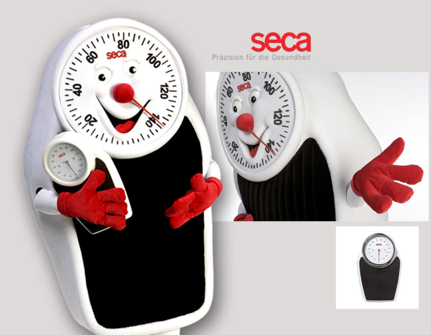 Seca Maskottchen Waage