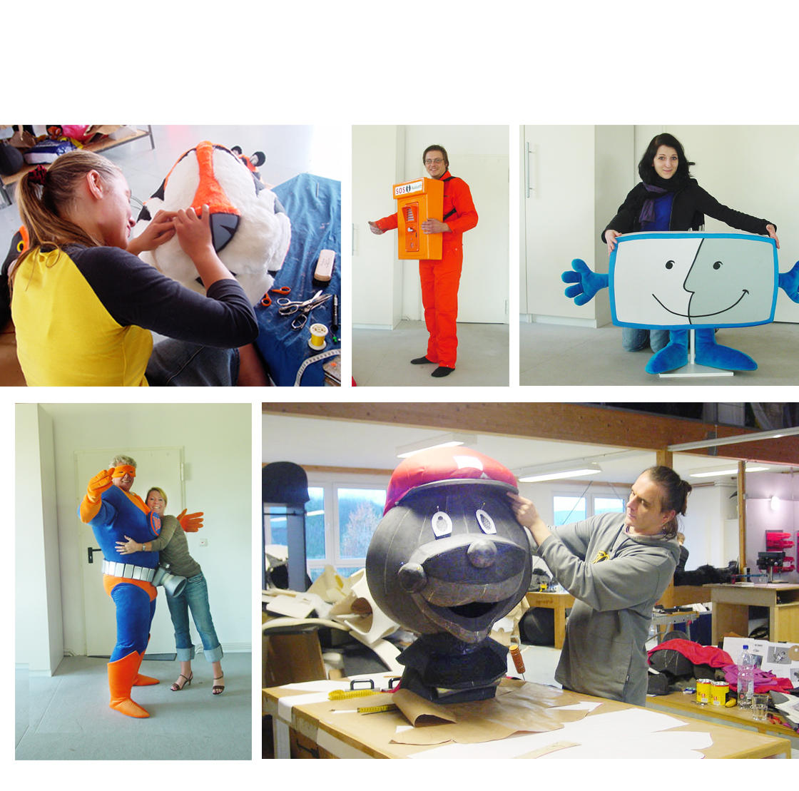 Kostümbildner alchimia Maskottchen Kostümbau